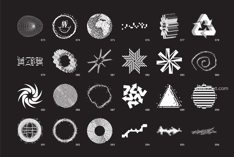 25xt-172451-Bitmap Vector Shapes. Part 15.jpg