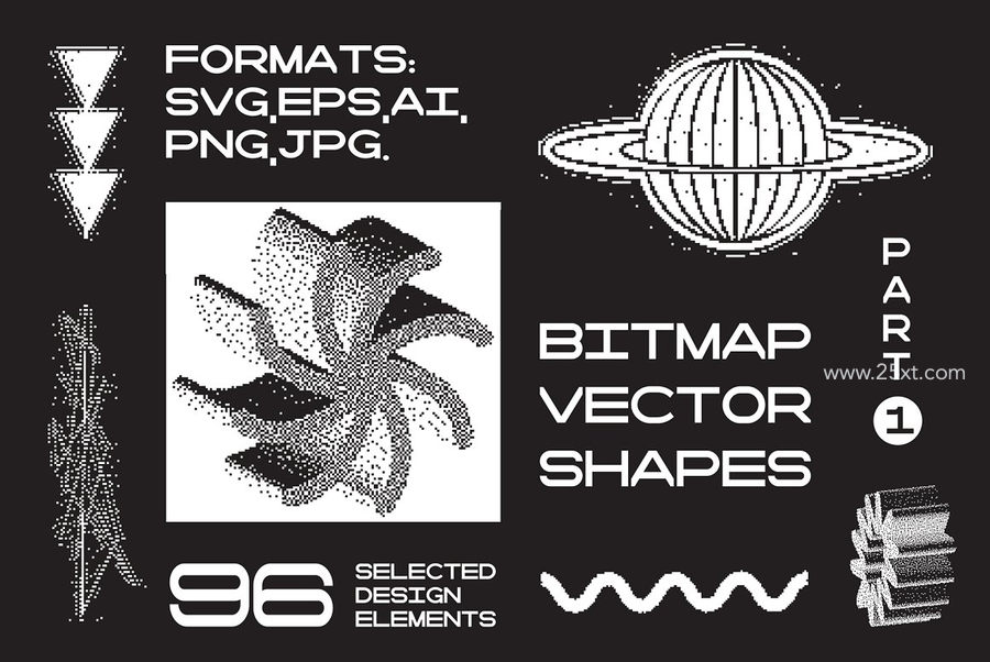 25xt-172451-Bitmap Vector Shapes. Part 11.jpg