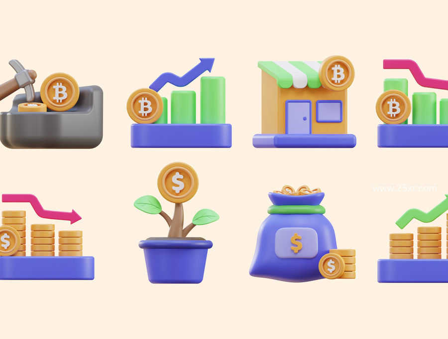 25xt-172462-Finance & Crypto 3D Icon Pack6.jpg