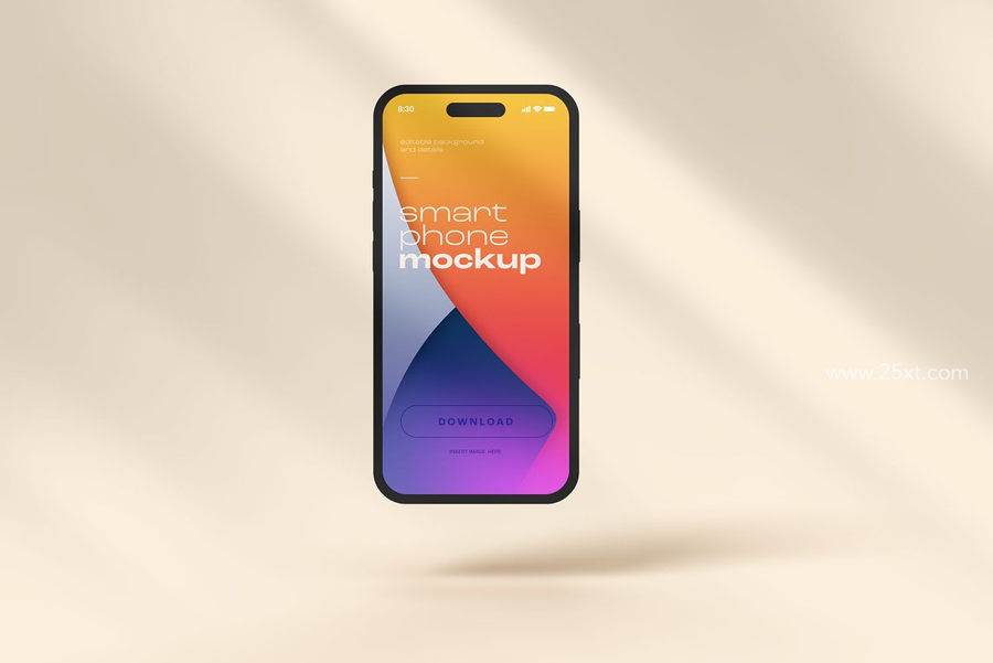 25xt-162290-iPhone 14 Pro Clay Mockup Set8.jpg