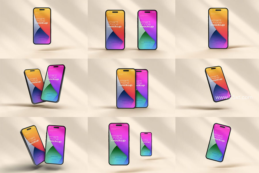 25xt-162290-iPhone 14 Pro Clay Mockup Set3.jpg