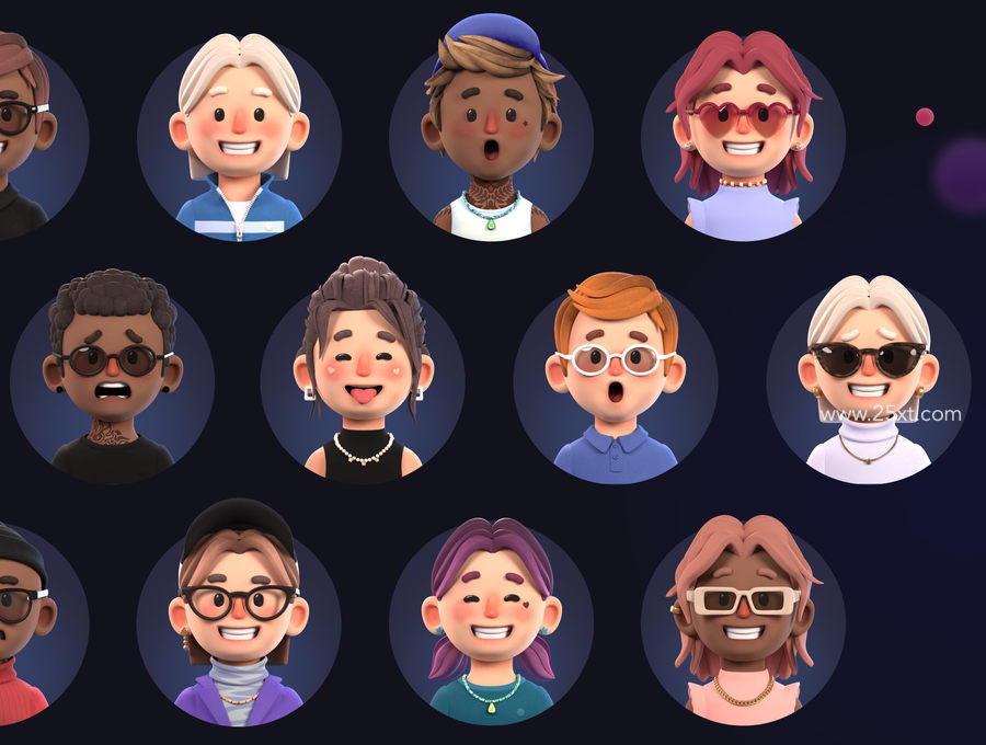 25xt-162309-PEEPS 3D Avatar-Maker Library2.jpg