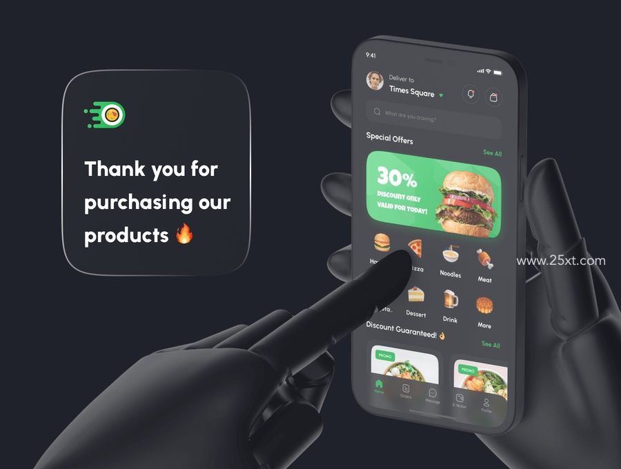 25xt-162453-Foodu - Food Delivery App UI Kit8.jpg