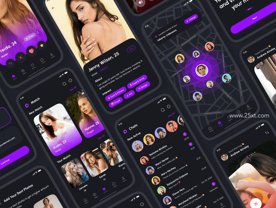 25xt-162455-Hume - Dating App UI Kit6.jpg