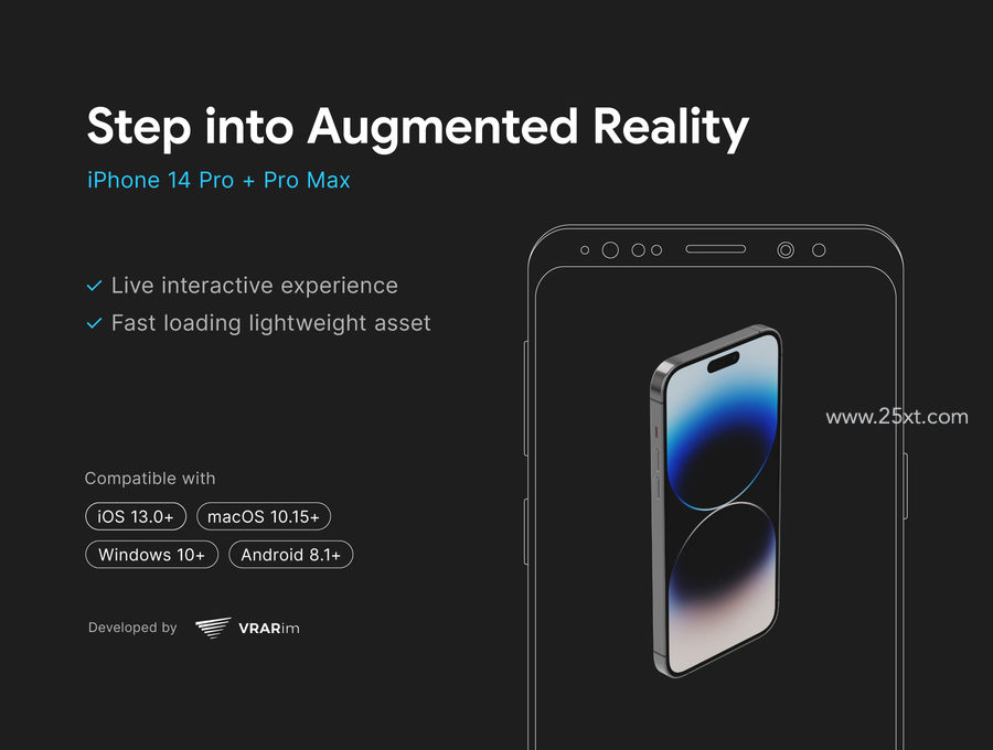 25xt-162456-iPhone 14 Pro and Pro Max 3D model for Augmented Reality2.jpg