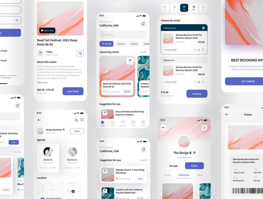 25xt-162465-EvenBee - Event Booking App UI KIT5.jpg