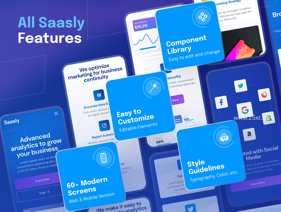 25xt-172516-Saasly - Tech & SaaS Website and Mobile UI Kit3.jpg