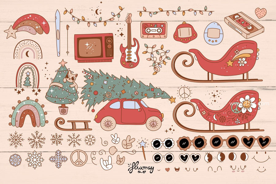 25xt-172556-Groovy Christmas - cute bundle10.jpg