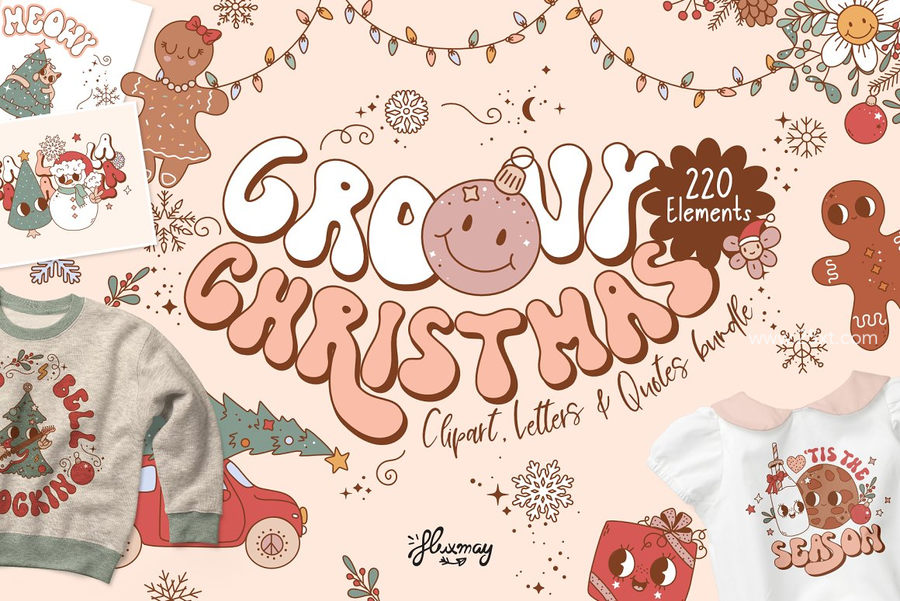 25xt-172556-Groovy Christmas - cute bundle1.jpg