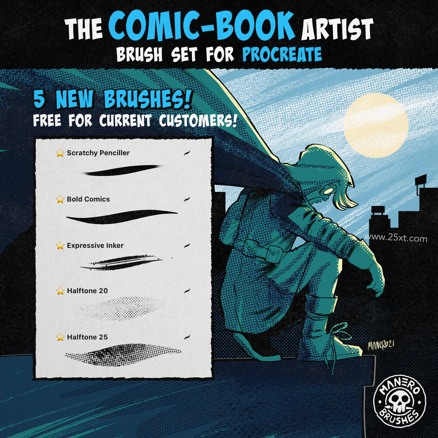 25xt-162895-The Comic-Book Artist Brush Set for Procreate8.jpg