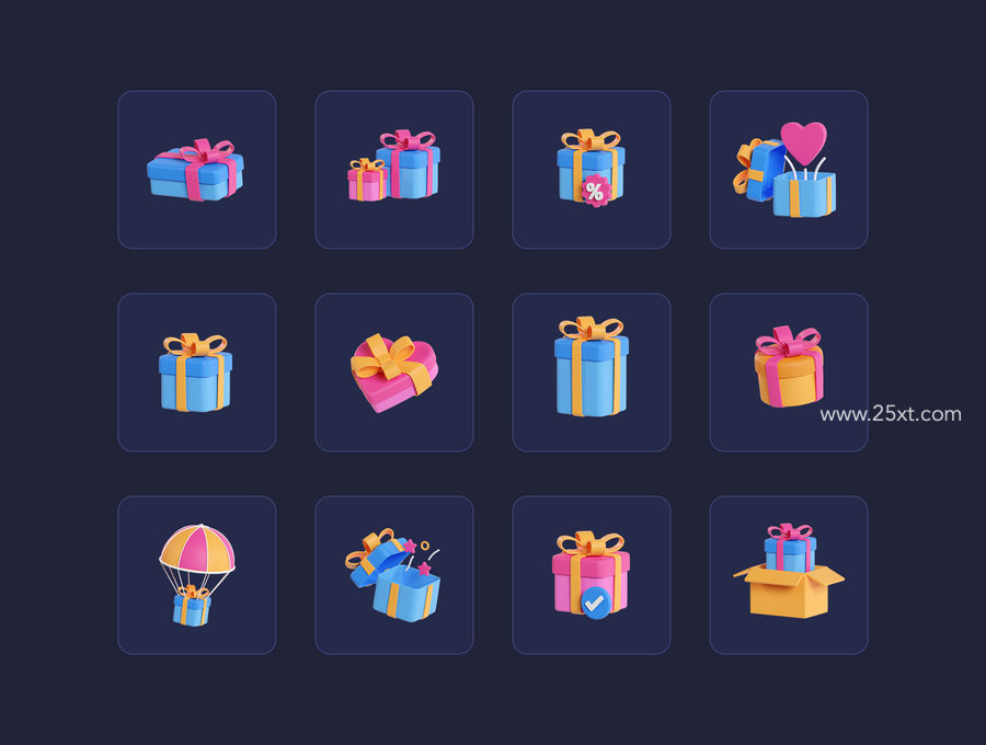 25xt-163040-Gift Box 3D Icons6.jpg