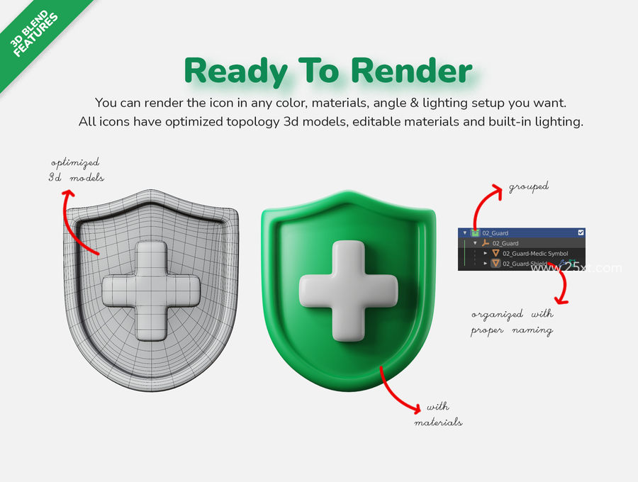 25xt-172620-3D Icon Illustration Set - Medical Vol. 01 - Hospital & Clinic5.jpg