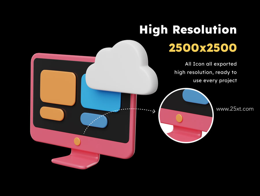 25xt-163393-Cloud Tech & SaaS 3D Icon3.jpg