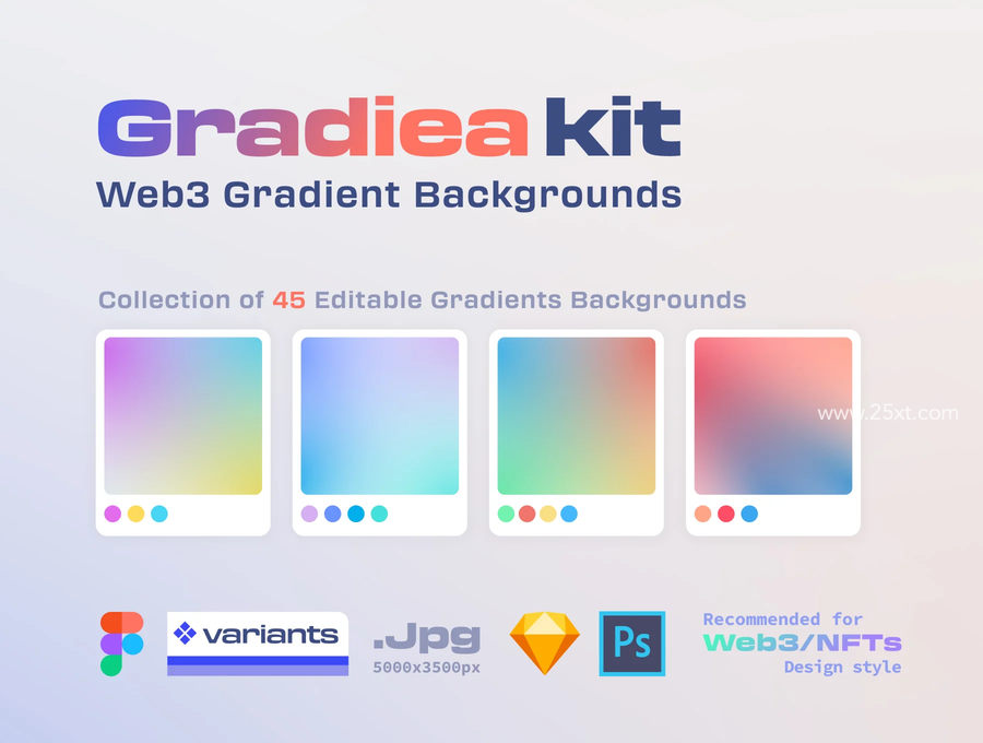 25xt-163498-Gradiea Kit - Web3 Gradient Backgrounds1.jpg