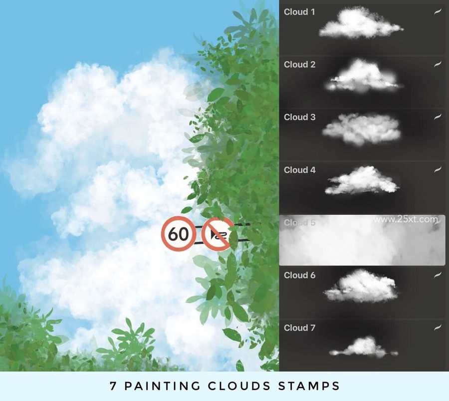 25xt-172685-72 Procreate Brushes Cloud Pack, Stamps Brush sets Bundle7.jpg