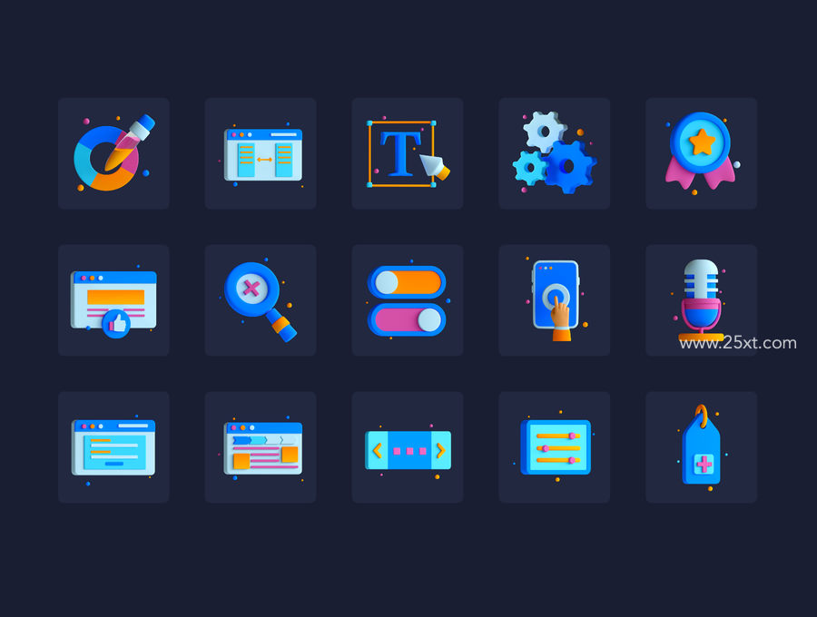 25xt-163735-30 3D User Interface Icon Set6.jpg