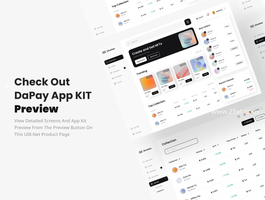 25xt-163805-DiveSea - NFT Market Dashboard UI KIT3.jpg