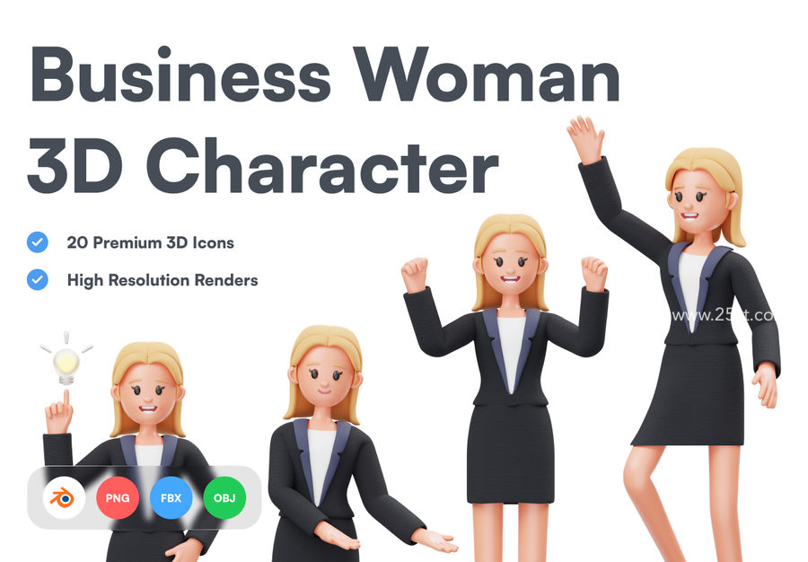 Business Woman 3D Character.jpg