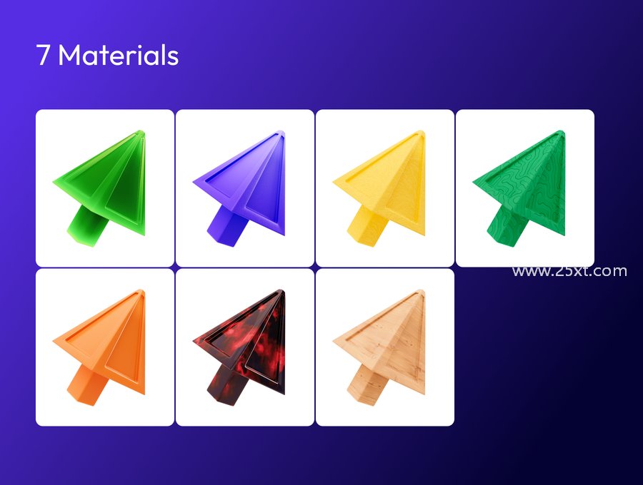 25xt-164010-3D arrows 4 shapes 7 materials8.jpg