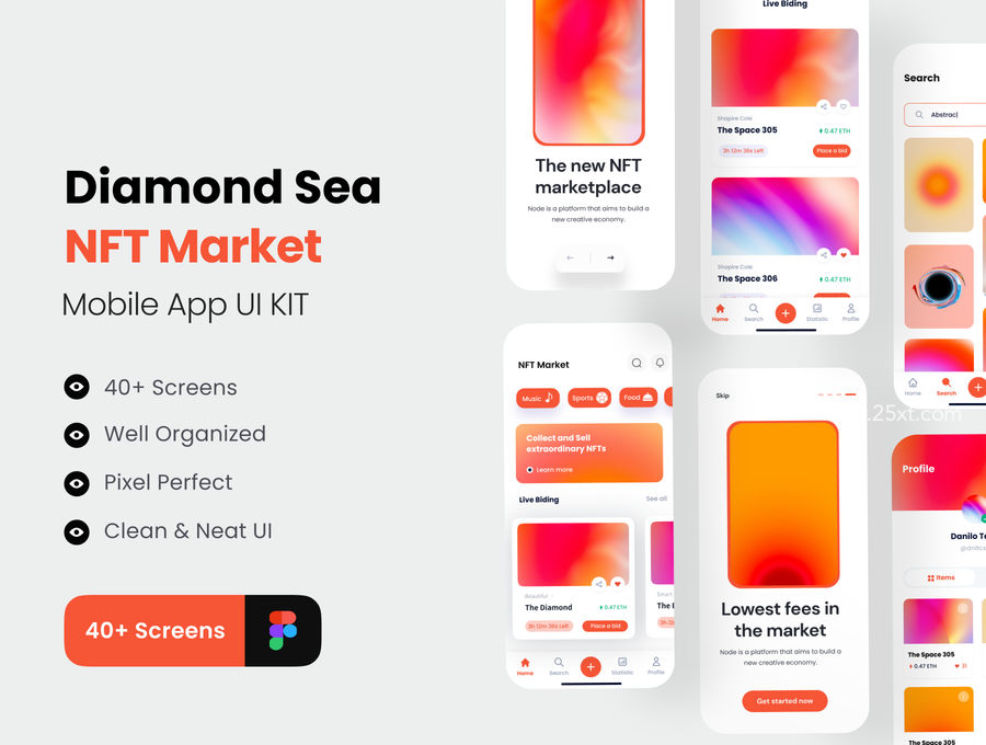 25xt-172922-Diamond Sea - NFT Market App UI Kit4.jpg