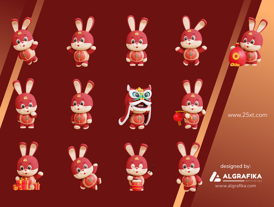 25xt-172937-3D Chinese Rabbit Mascot6.jpg