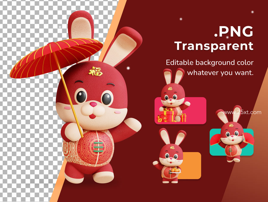 25xt-172937-3D Chinese Rabbit Mascot3.jpg