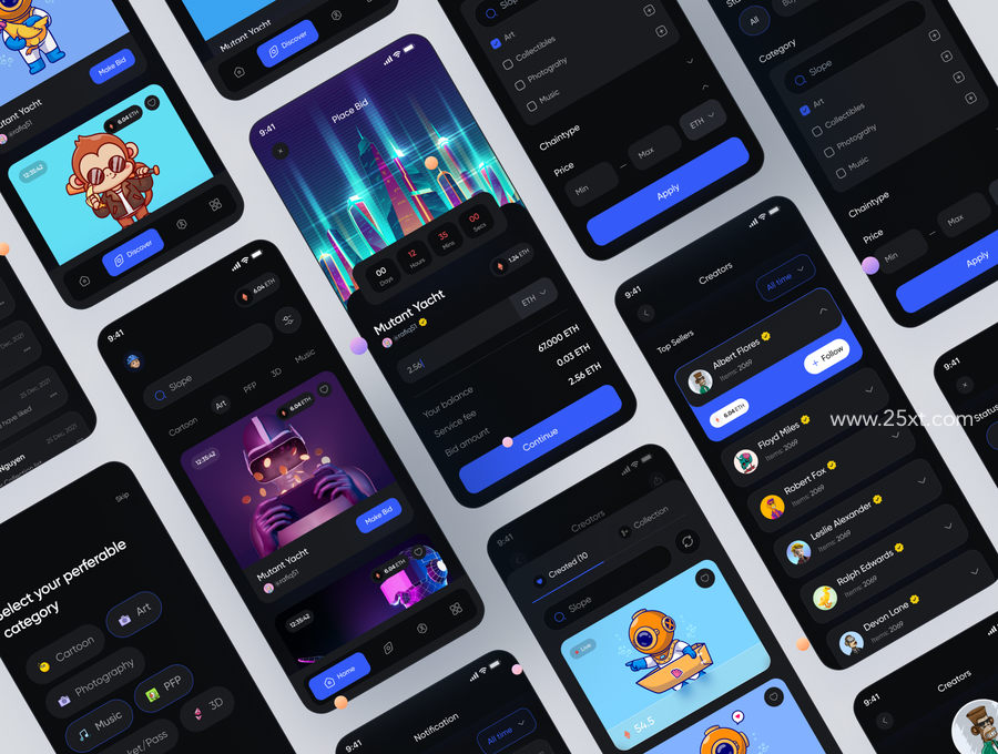 25xt-172976-Filllo NFT Market UI Kit9.jpg