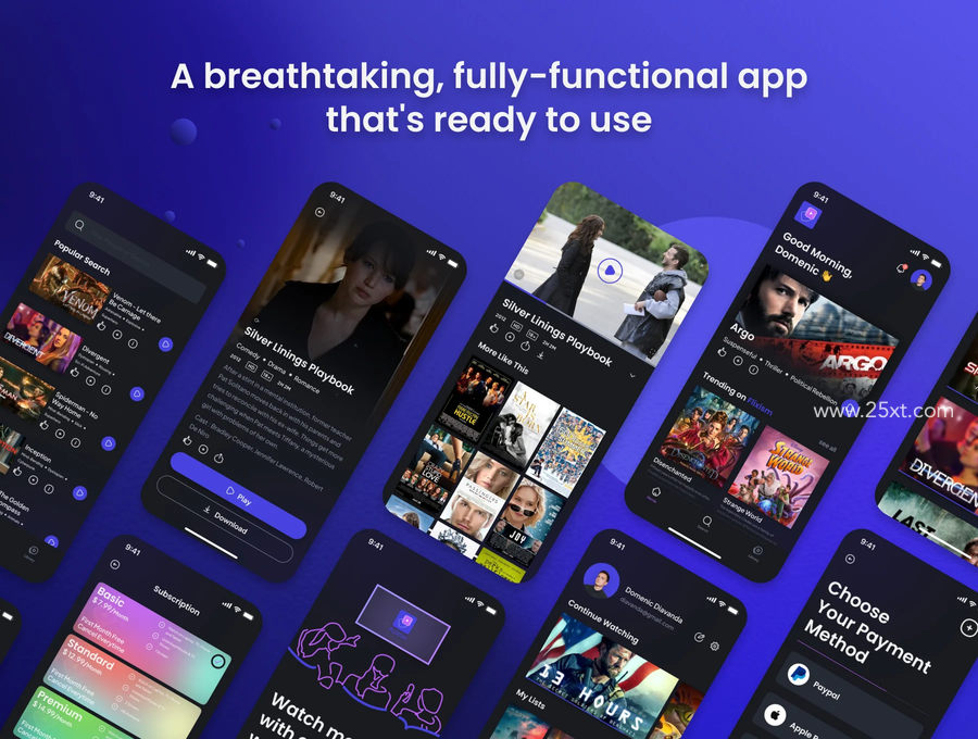 25xt-172984-Flixism - Movie Streaming App UI Kit3.jpg