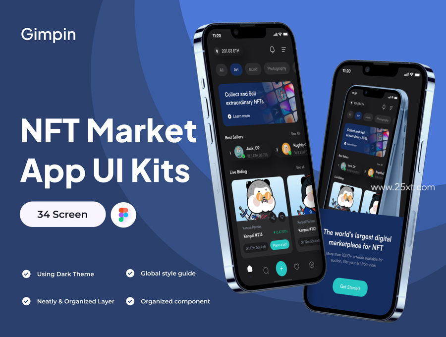 25xt-172988-Gimpin - NFT Market Apps UI Kits1.jpg