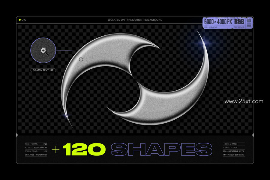 25xt-173018-CHROME 3D EFFECT FOR PHOTOSHOP + 120 SHAPES14.jpg