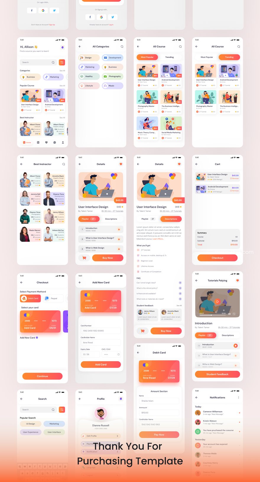 25xt-164174-Maan LMS- Student Mobile App Flutter iOS & Android UI Kit7.jpg