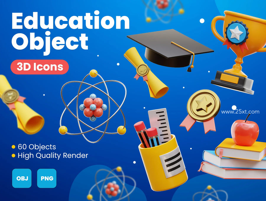 25xt-173024-Education Object 3D Icons1.jpg
