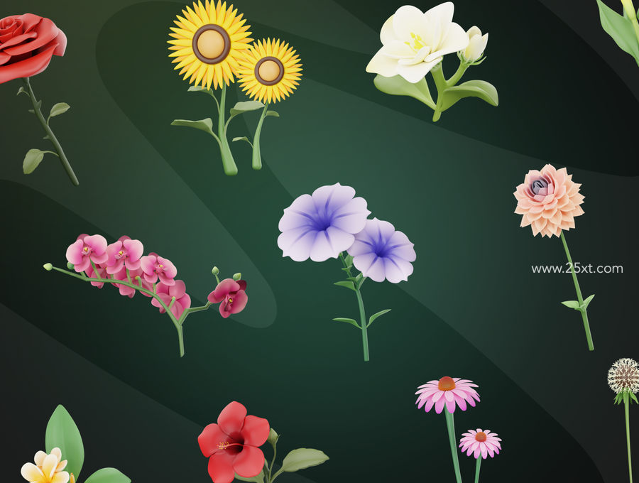 25xt-173041-Flowy - Flowers 3D Icon Set7.jpg