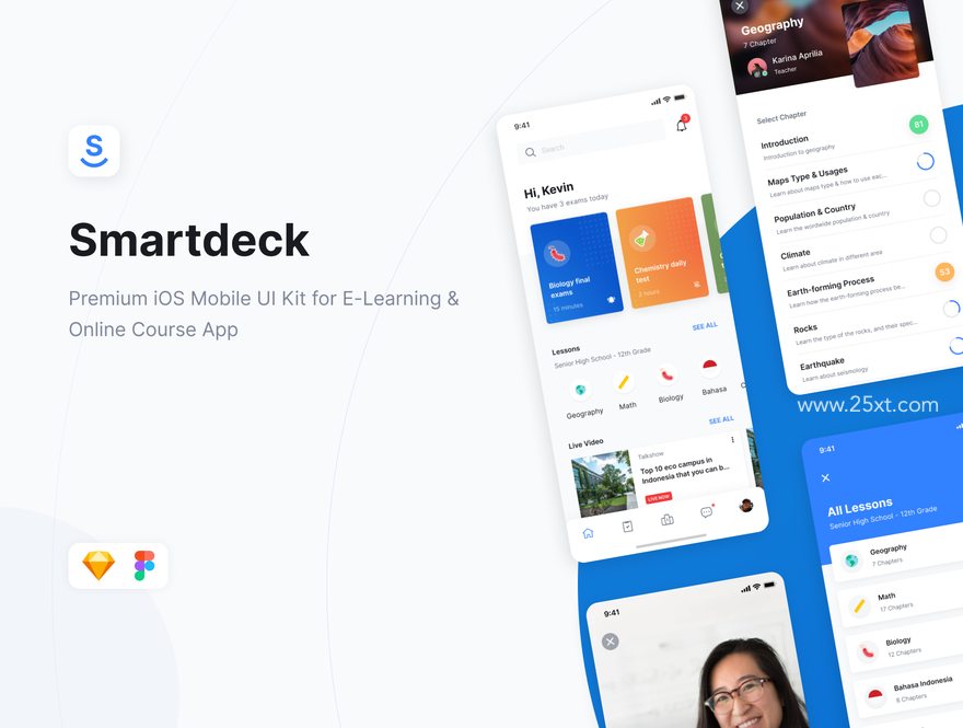 25xt-164318-Smartdeck Student Mobile Course E-Learning App UI Kit1.jpg