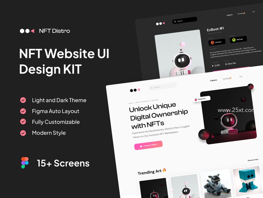 25xt-164354-NFT Distro - NFT Website UI Design KIT1.jpg