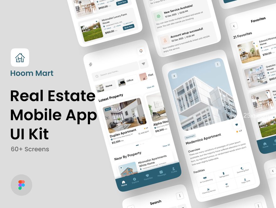 25xt-164361-Hoom Mart - Real Estate App UI Kit1.jpg
