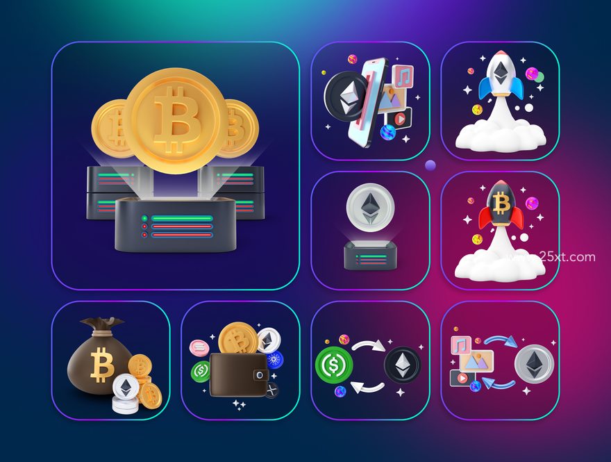 25xt-164567-Cryptocurrency 3D Illustration Pack8.jpg
