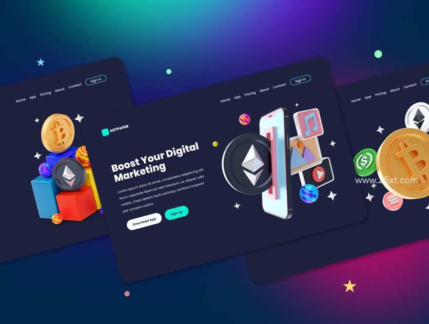 25xt-164567-Cryptocurrency 3D Illustration Pack5.jpg