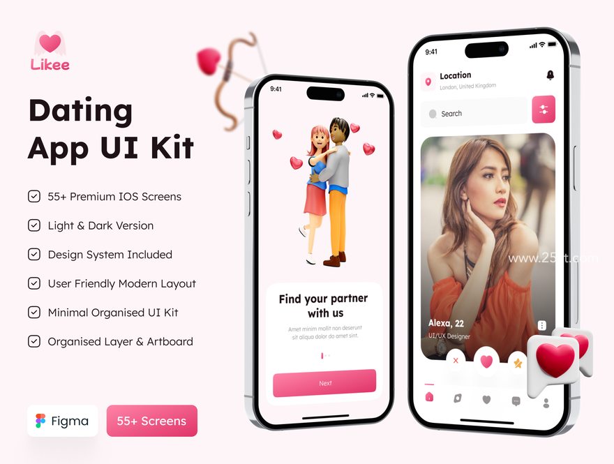 25xt-164570-Likee - Dating App UI Kit1.jpg