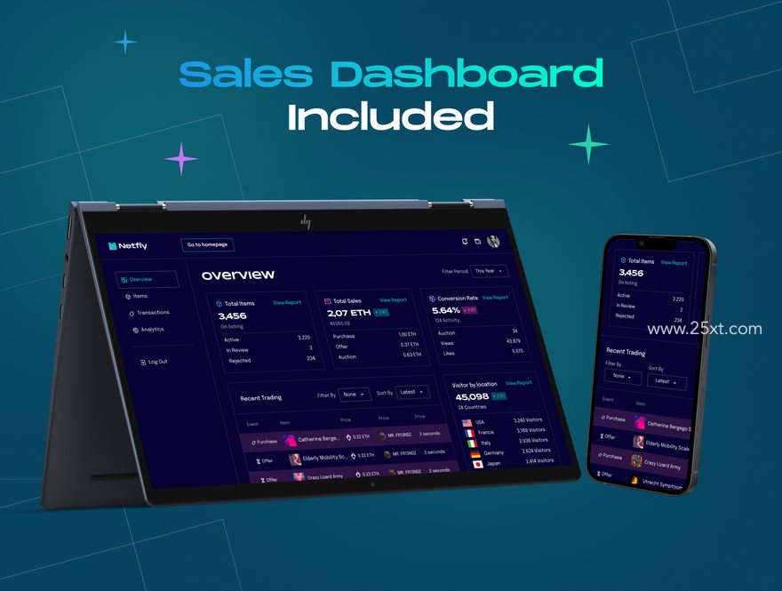 25xt-164573-Netfly - NFT Marketplace Website Template6.jpg
