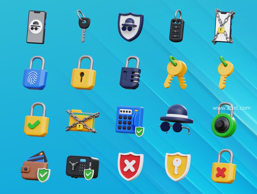 25xt-164575-Protection & Security 3D Icon Set6.jpg