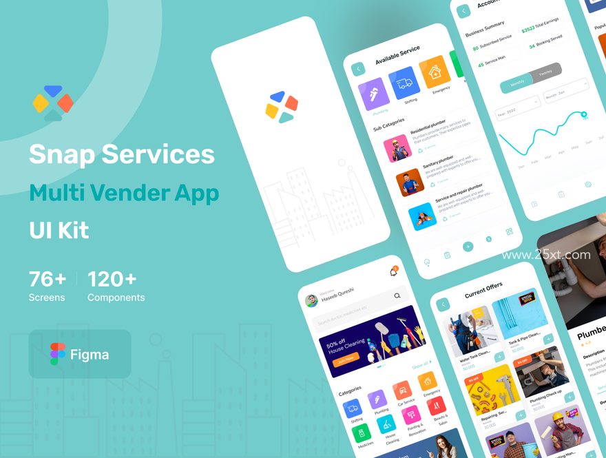25xt-164577-Snap Services - Multi vendor App Ui Kit1.jpg