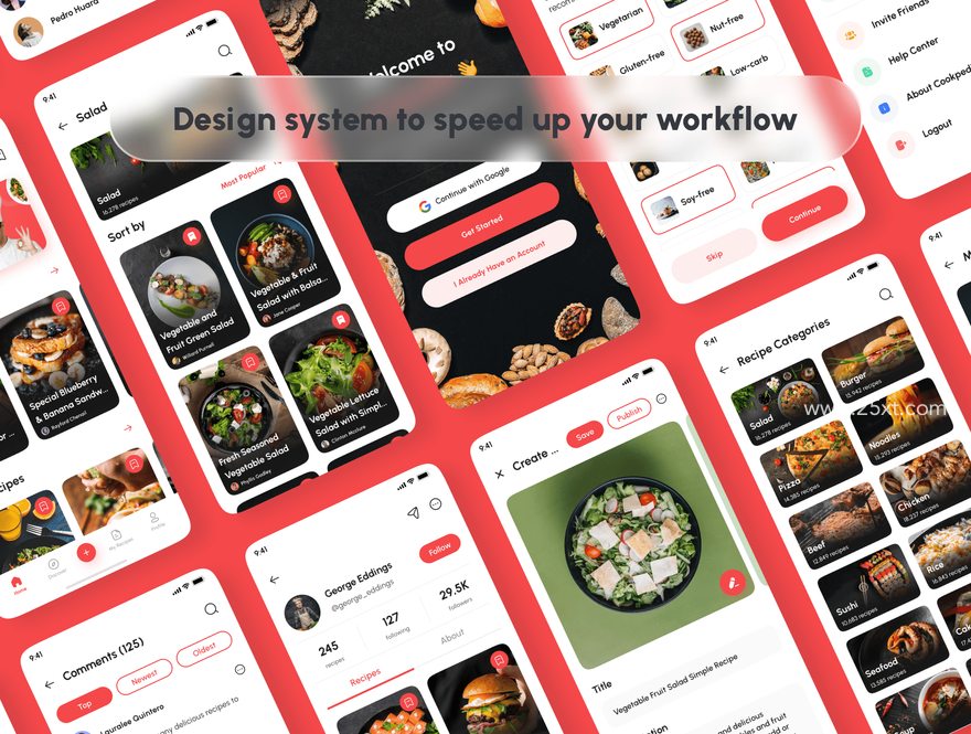 25xt-164611-Cookpedia - Food Recipe App UI Kit4.jpg