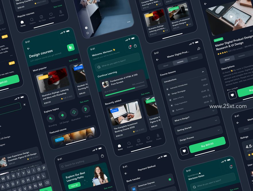 25xt-164613-Courser - Online Learning App UI Kit6.jpg