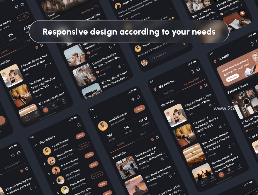 25xt-164732-Scribblr - Article & Blog App UI Kit5.jpg