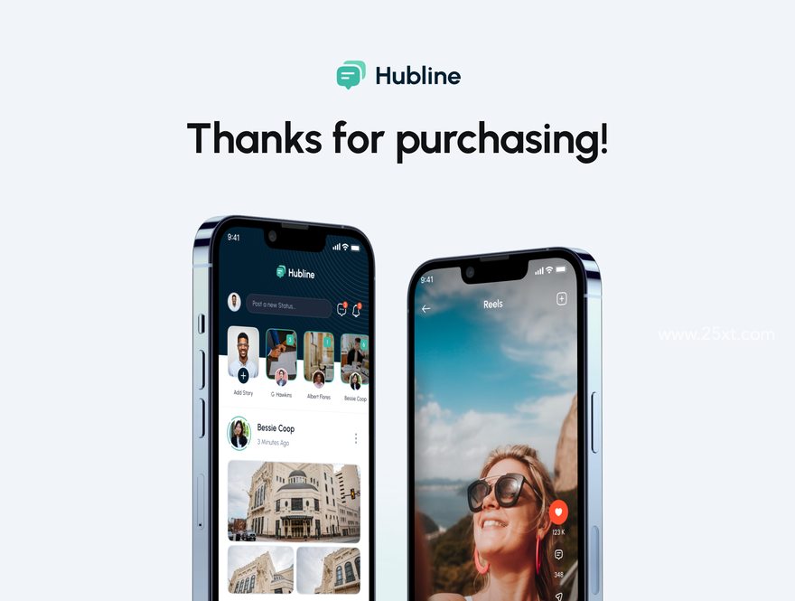 25xt-164738-Hubline - Social Network Mobile App UI Kit6.jpg