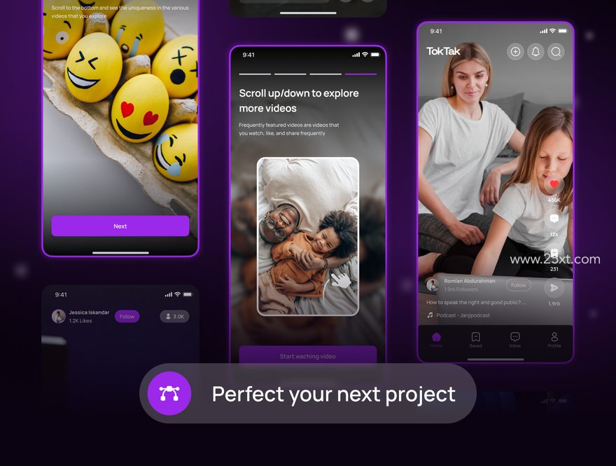 25xt-164862-TokTak - Social Media App UI KIT5.jpg