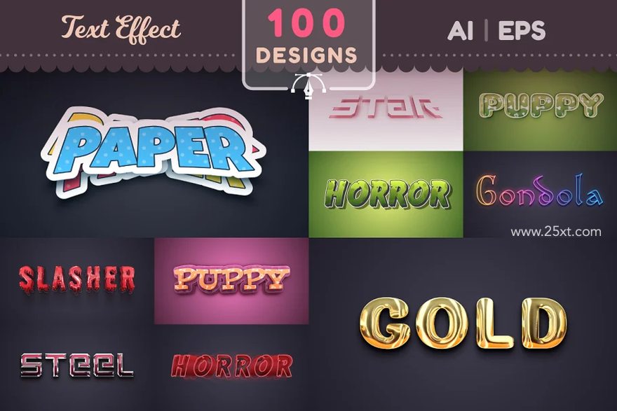 25xt-164960-Set 100 Editable Text Effects5.jpg