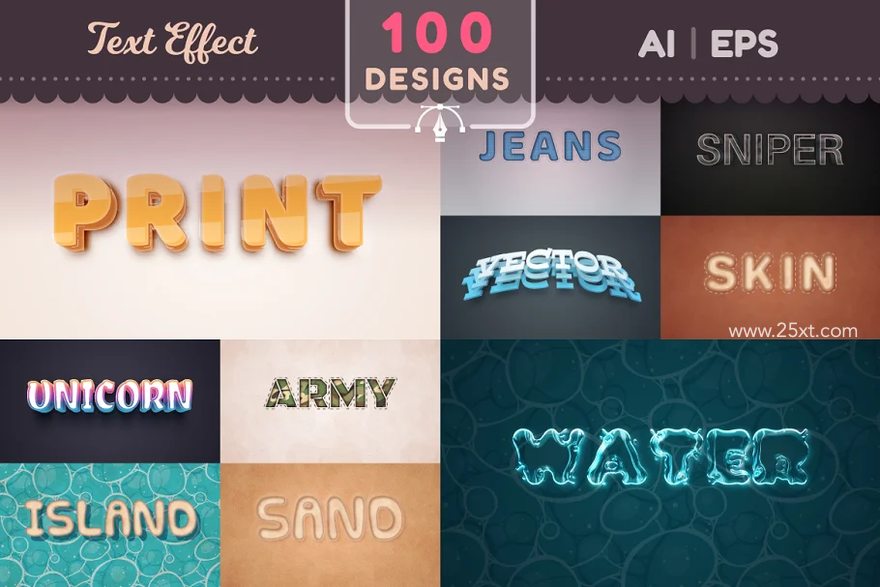 25xt-164960-Set 100 Editable Text Effects7.jpg