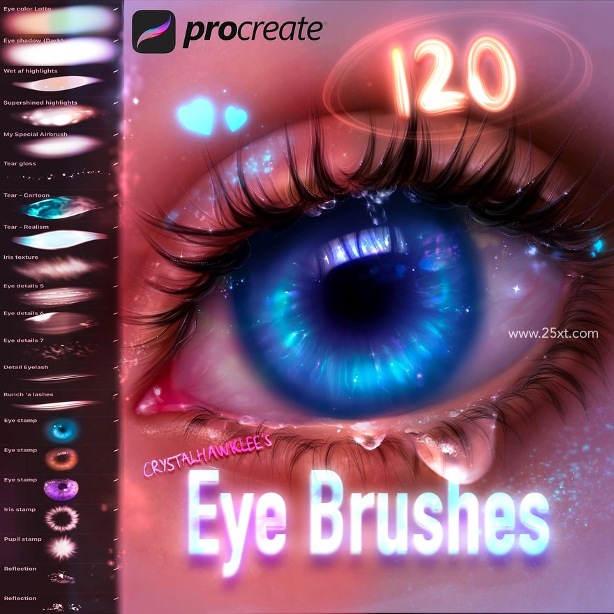 25xt-164963-120 Eye Brushset for Procreate app + Eye tutorials1.jpg